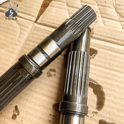 PC120-6 4D102 Suku Cadang Mesin Konstruksi Excavator Gear Pinion Shaft