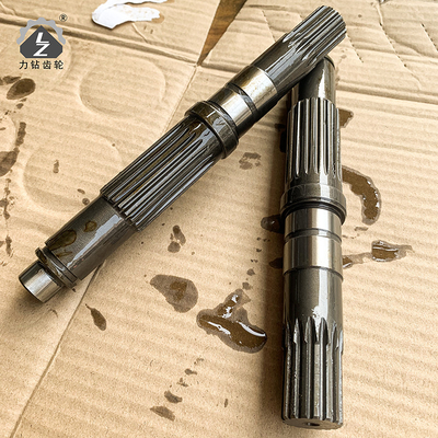 PC120-6 4D102 Suku Cadang Mesin Konstruksi Excavator Gear Pinion Shaft