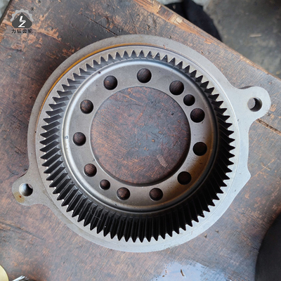 Rotary Swing Ring Gear ZAX70 ZAX60 Suku Cadang Mesin Konstruksi Excavator