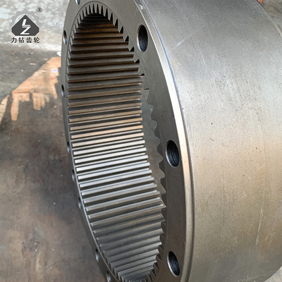 Rotary Swing Ring Gear R245 Suku Cadang Mesin Konstruksi Excavator