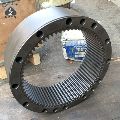 Rotary Swing Ring Gear R245 Suku Cadang Mesin Konstruksi Excavator