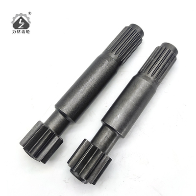 Excavator Pinion Shaft PC200 8 Perjalanan Poros Gearbox Pusat Tingkat Pertama