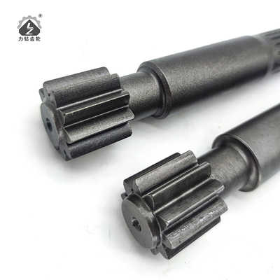 Excavator Pinion Shaft PC200 8 Perjalanan Poros Gearbox Pusat Tingkat Pertama