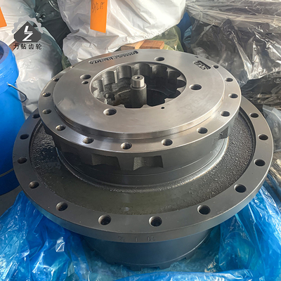 Mesin Ayunan Gearbox Excavator PC200-6 6D102 Berjalan Perjalanan Motor Gearbox