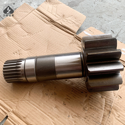 12 Gigi 24 Kunci Swing Pinion Gear Shaft Rotary SH120 Suku Cadang Excavator