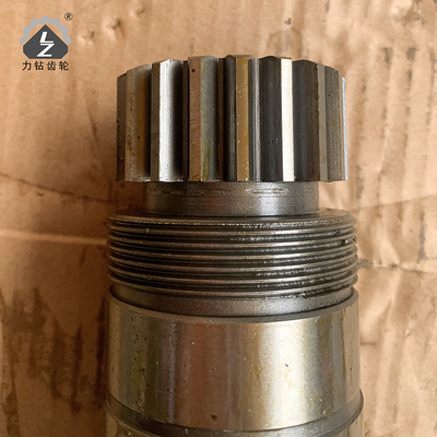 Mesin YC85 Excavator Swing Gearbox Rotary Shaft Pinion Gear 11 Gigi 19 Tombol