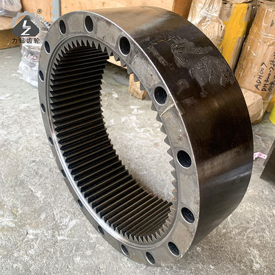 Suku Cadang Mesin Konstruksi Hidraulik E320C Excavator Swing Ring Gear Rotary